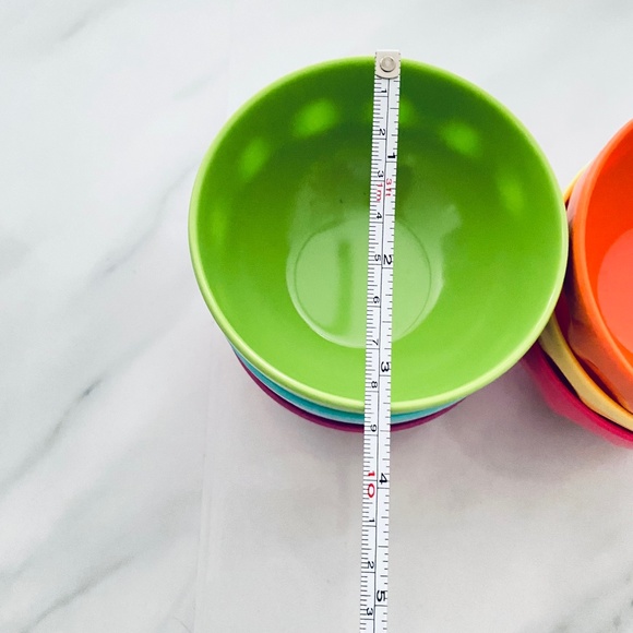 Colour Fun Melamine Ice Cream Bowl - Set of 6 (Multi Colour) - Picture 3 of 3